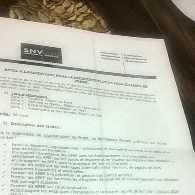 Offres d'emploi & opportunités 🇨🇲