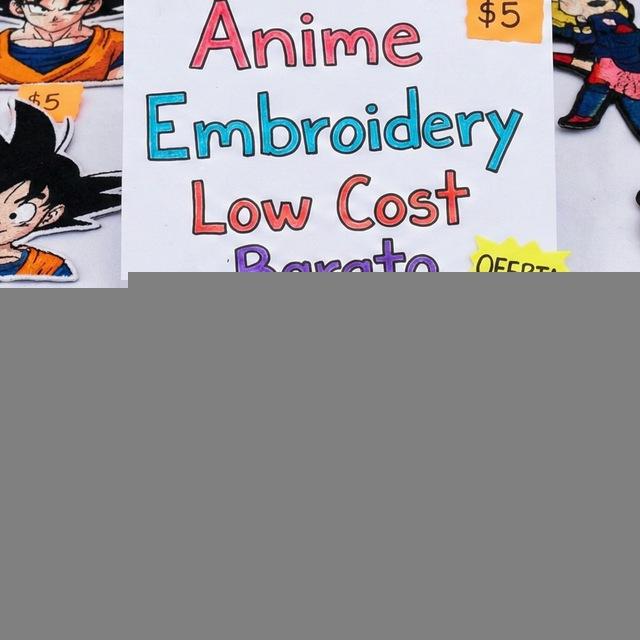 Anime Embroidery & Barato 🧵