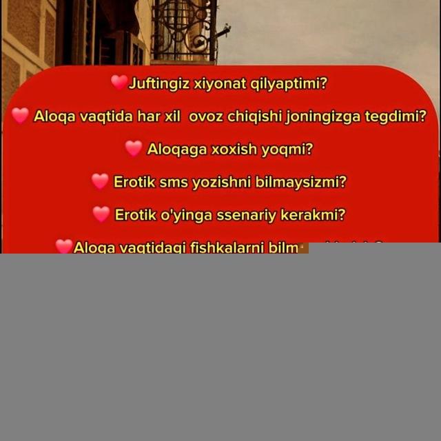 "MASHUQANING SIRI" bepul vebinar