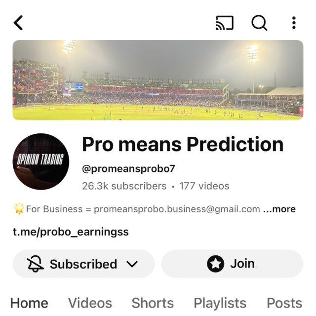 Pro means Prediction