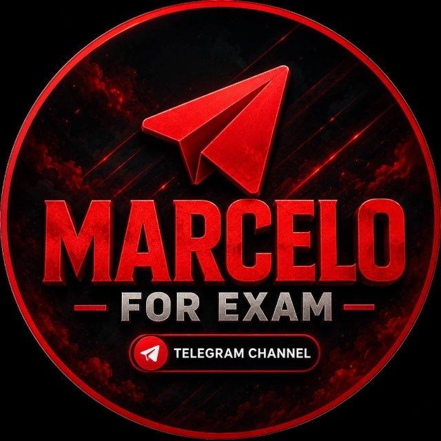 Marcelo for exams 🔻