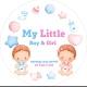 My little boy&girl