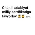 Ona tili milliy sertifikat _A+