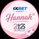 Hannah 1xbet service