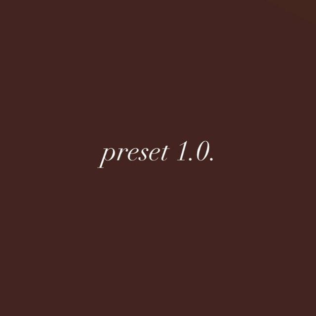 Presets | photo editing 🤎