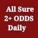 SURE 2+ ODDS DAILY WINNER💯