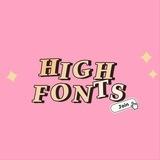 HIGH FONTS