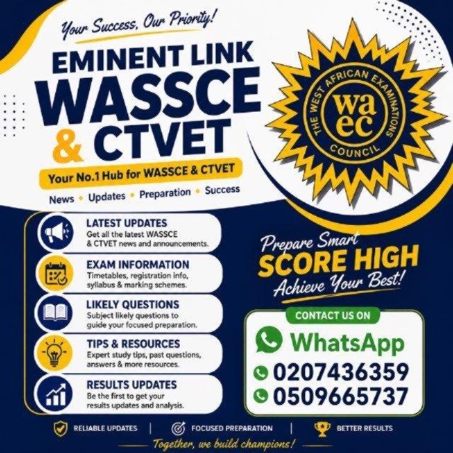 🇬🇭 EMINENT LINK WASSCE 📙🎓