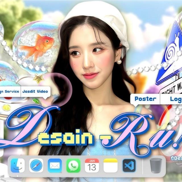 🖌️ Desain-Ru! (SetBa, QR Deco, Poster, Logo, Jasdit video, dll)
