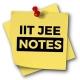 IIT JEE Notes