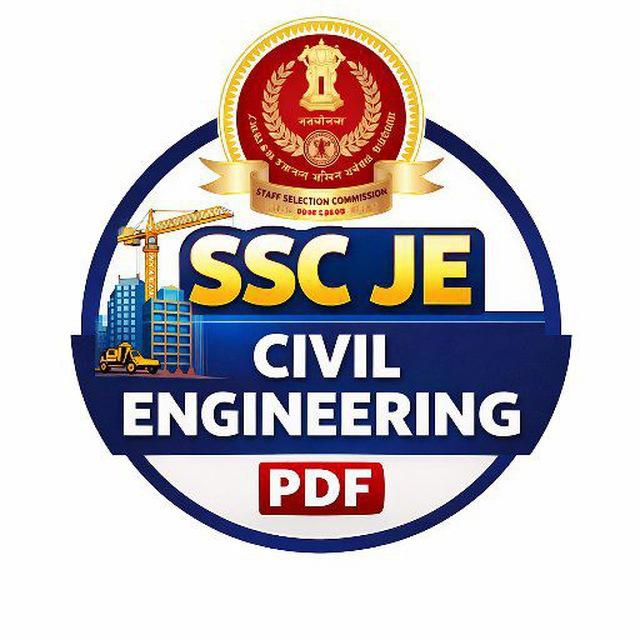 SSC JE CIVIL ENGINEERING PDF| SSC JE 2026 CIVIL ENGINEERING