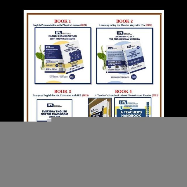 English Books for Everyone By Tr Zay Yar Win (Phonetics & Phonics)