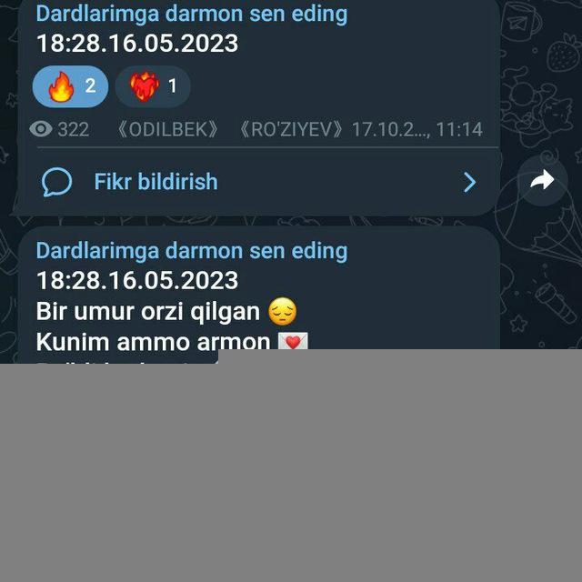 Dardlarimga darmon sen eding