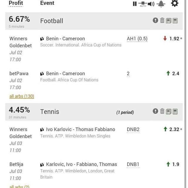 SPORTS ARBITRAGE BETTING