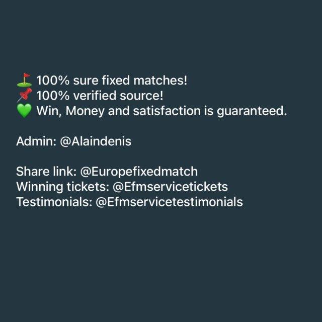 𝗘𝗨𝗥𝗢𝗣𝗘 🇪🇺 𝗙𝗜𝗫𝗘𝗗 𝗠𝗔𝗧𝗖𝗛𝗘𝗦®️