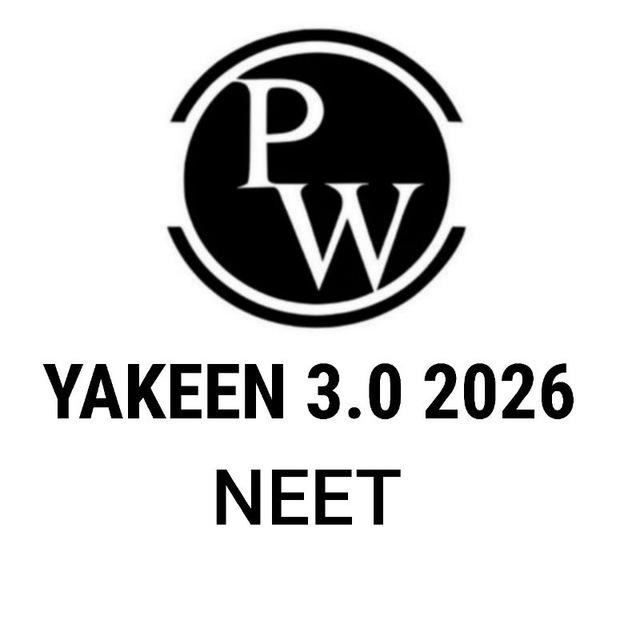 PW Yakeen Neet 3.0 2026