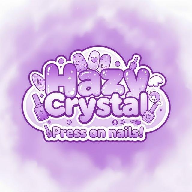 Hazy Crystal {press on nails}