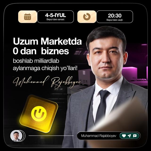 4-5-iyul | Bepul marafon | Uzum Market 0 dan savdogacha