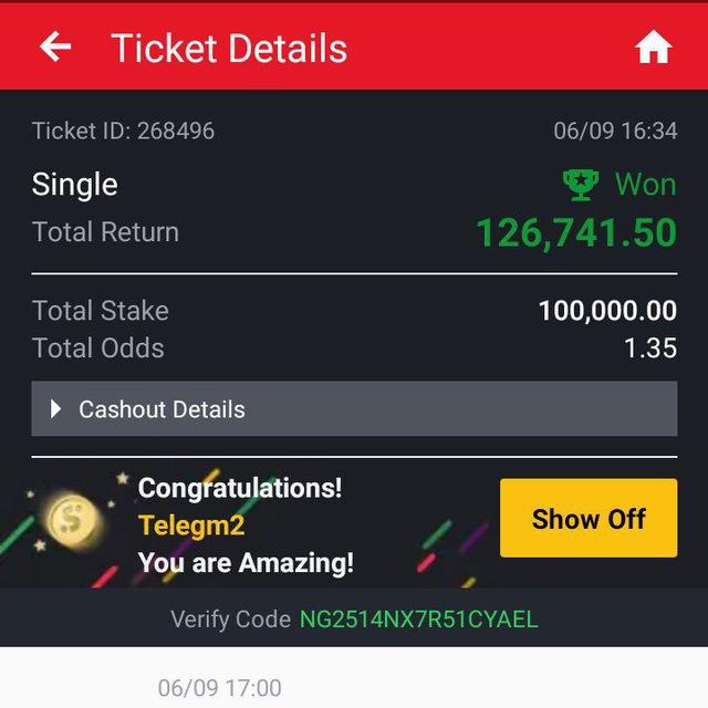 KEEPODDS SPORTYBET VIP CORRECT SCORE