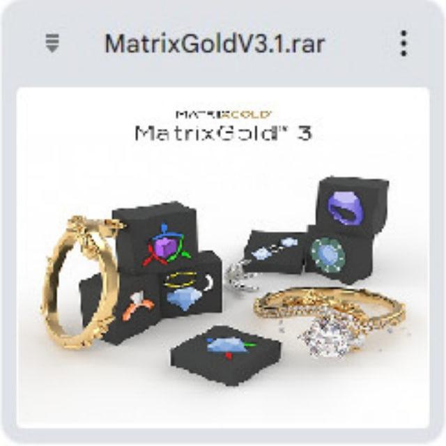 Rhino 3D & MatrixGold jewelry