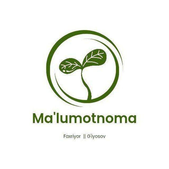 🖇MA'LUMOTNOMA📋