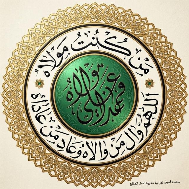 ❀أحرف نورانية/ذخيرة العمل الصالح❀