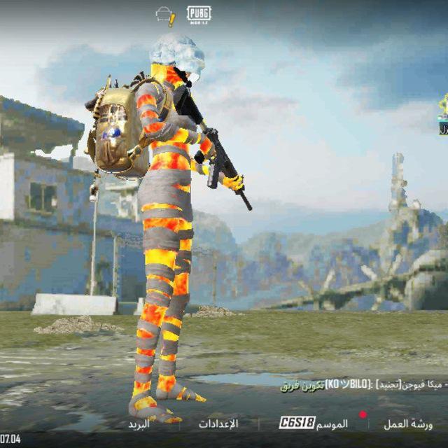 ملفات ببجي سكنات