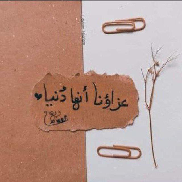 "عزاؤنا أنها دنيا" 🇵🇸