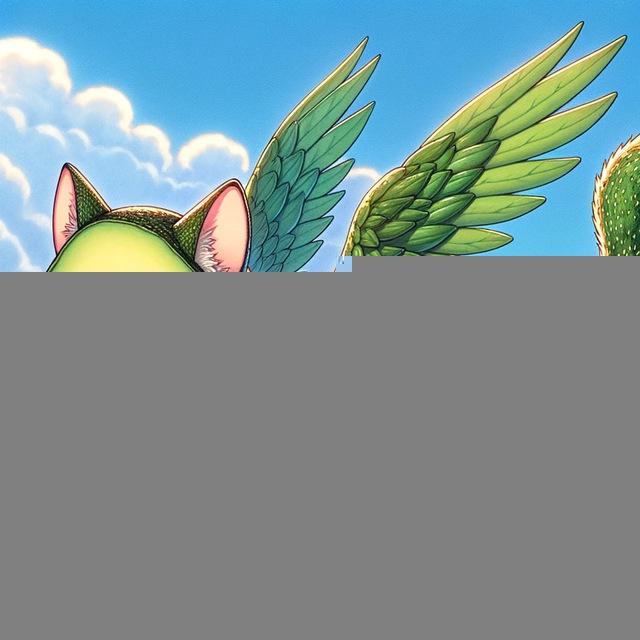 Flying Avocado Cat Portal