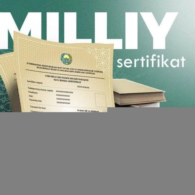 MILLIY SERTIFIKAT/ ESSE