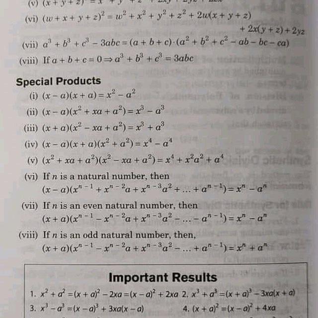 mathematics of grade 9,10,11 and 12
