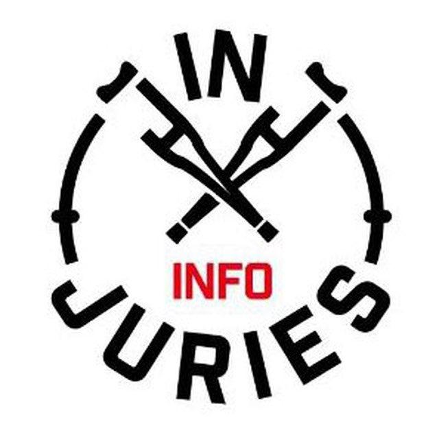 injuries info 🤕