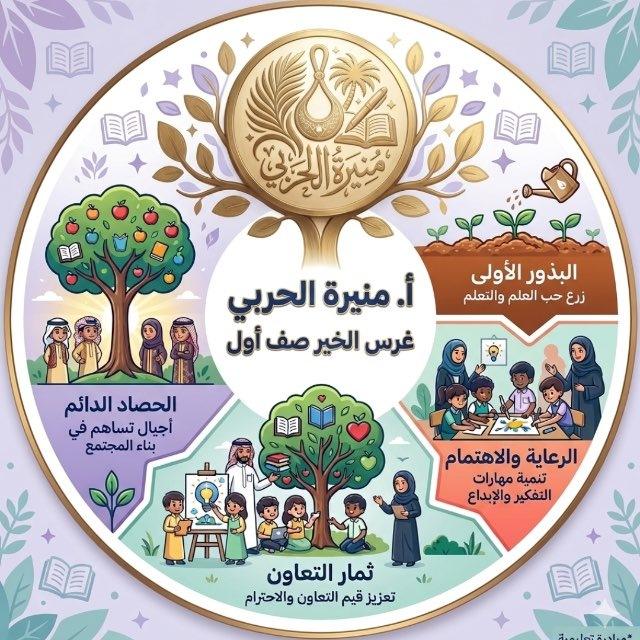 غرس الخير😍 صف أول أ. منيرة الحربي