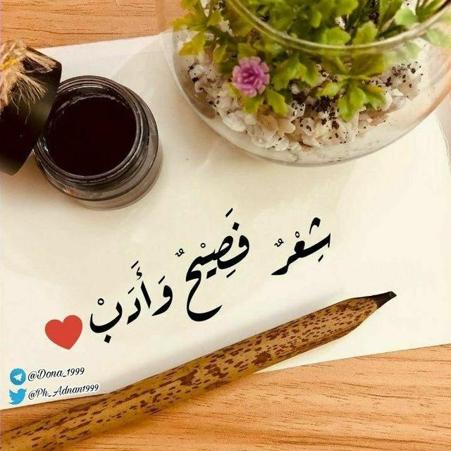 شِعْرٌ فَصِيْحٌ وَأَدَب♥️