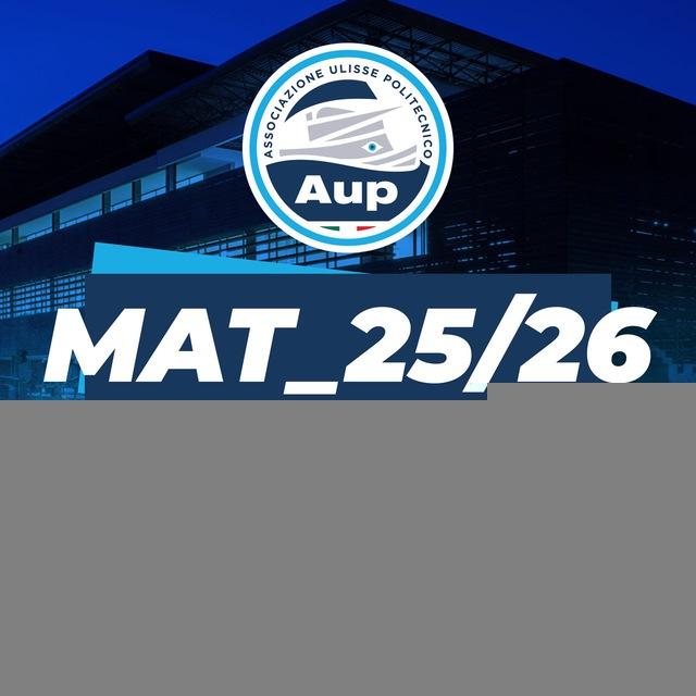 📣 Matricole Poliba 2025/2026 - AUP