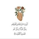 ألا بذكر الله تطمئن القلوب.☁️