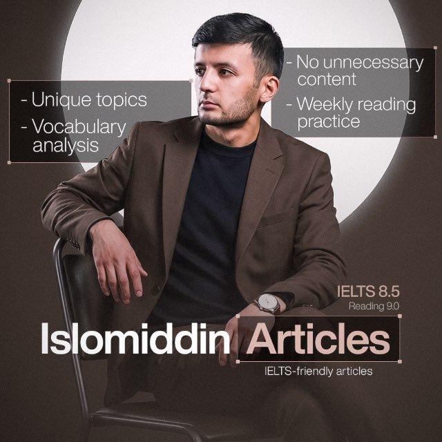Islomiddin | Articles