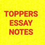 UPSC TOPPERS ESSAY NOTES & COPIES