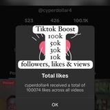 IG & TikTok followers, likes and views booster