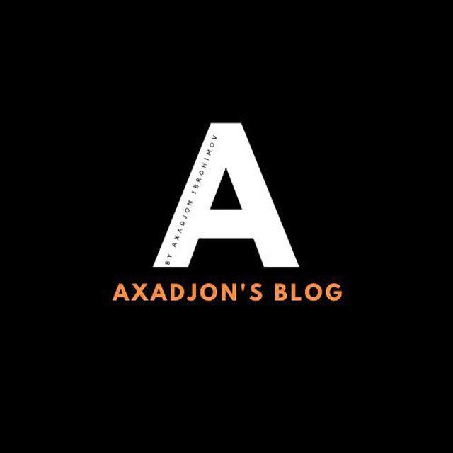 Axadjon's blog