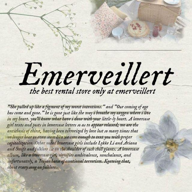EMERVEILLERT, OPEN ( .. 𖤝 .. )