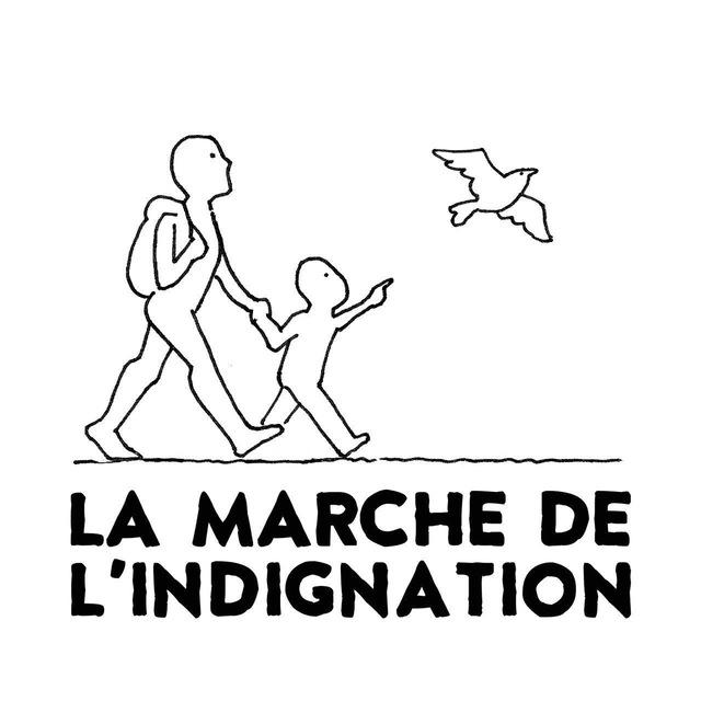 La marche de l'indignation officielle 13-21 Août