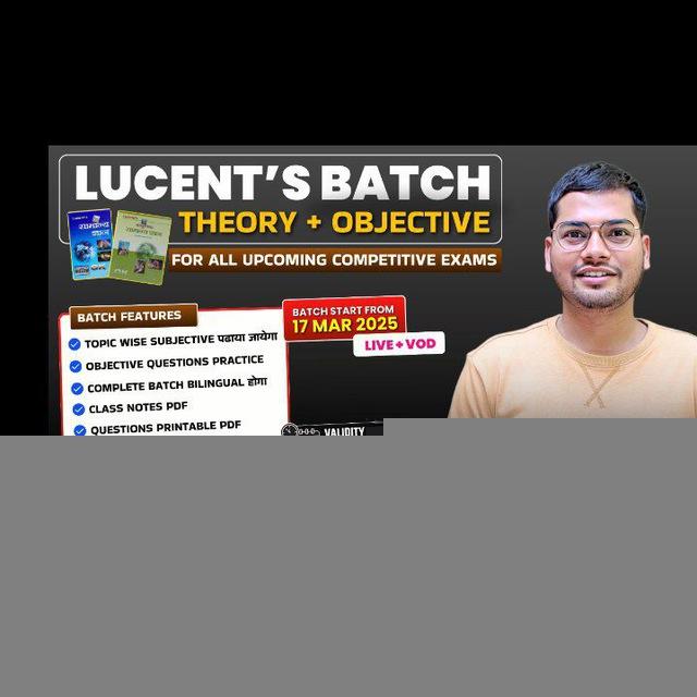 Yoddha App Lucent Gk Batch 2026