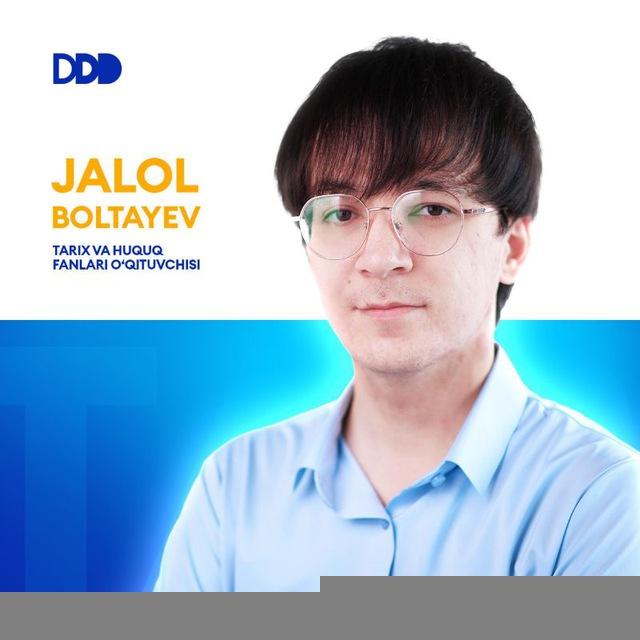 𝗧𝗘𝗦𝗧 𝗟𝗜𝗗𝗘𝗥 | JALOL BOLTAYEV