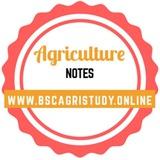 Bsc Agriculture Notes