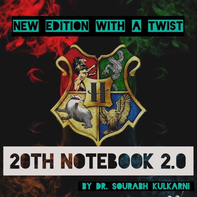 20th notebook by Dr Sourabh Kulkarni