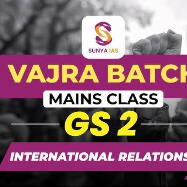 Sunya ias vajra mains 2026 live