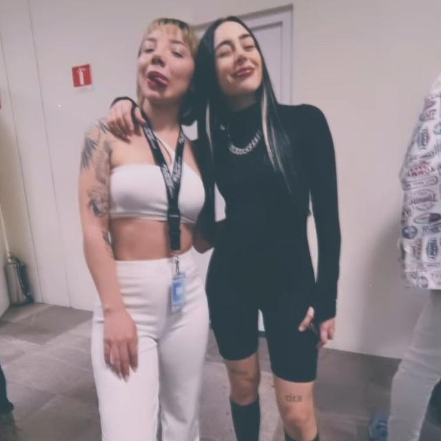 Samantha Barrón y Nicky Nicole