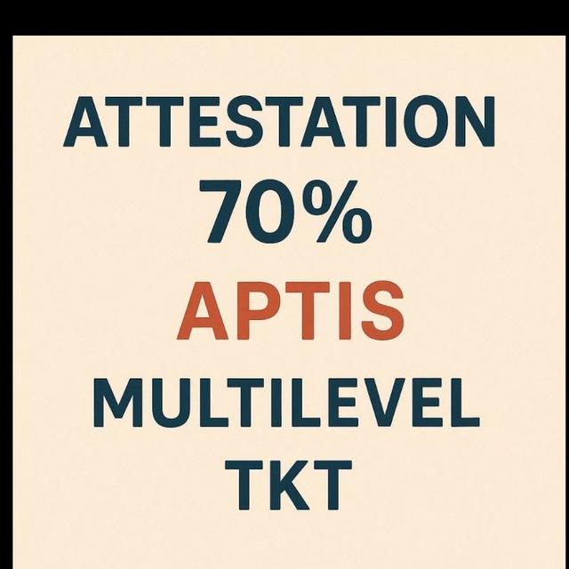 APTIS / Attestation 70% and TKT with Azizbek Aliyev