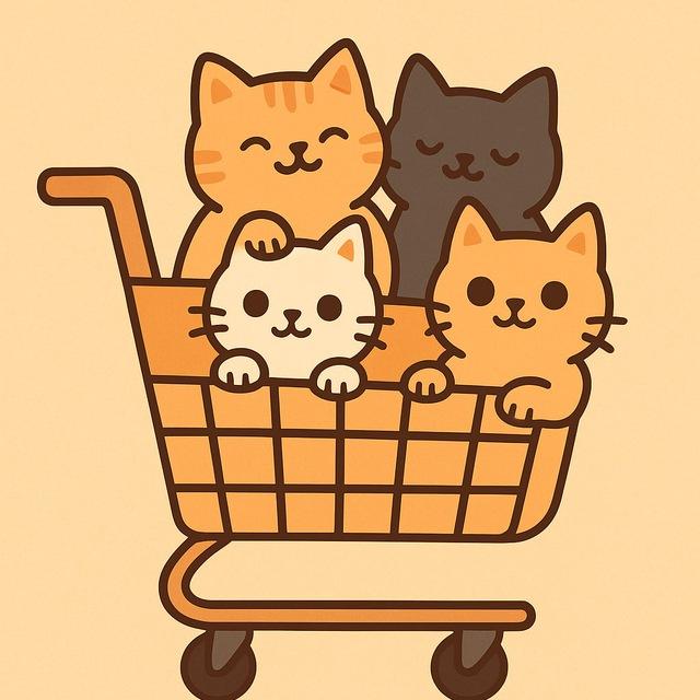 Тележка с котямбусами